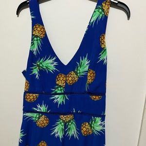 SALE Pineapple summer romper Lrg